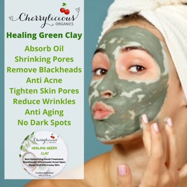 cherrylicious healing green clay